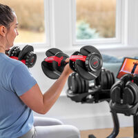 Biceps curl with SelectTech 552 Dumbbells--thumbnail